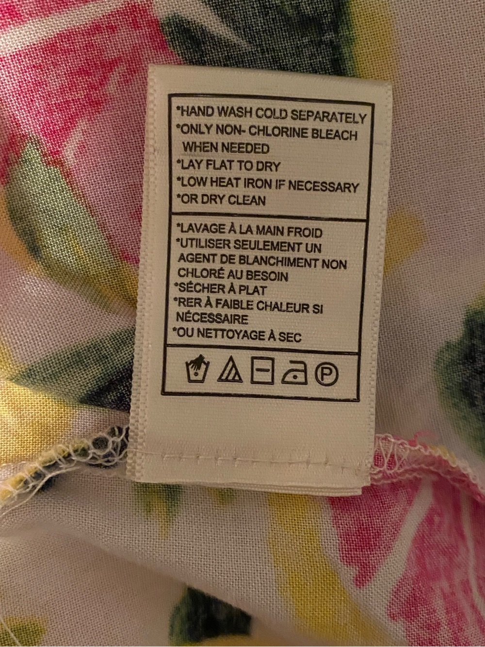 Steve Madden Yellow Floral Maxi Dress with Pink and Green Accents, Size XS - Picture 9 of 11
